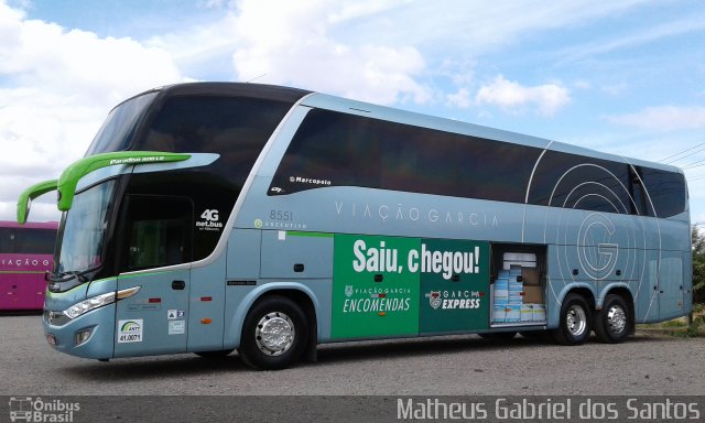Viação Garcia 8551 na cidade de Campinas, São Paulo, Brasil, por Matheus Gabriel dos Santos. Número da foto: #5942944.