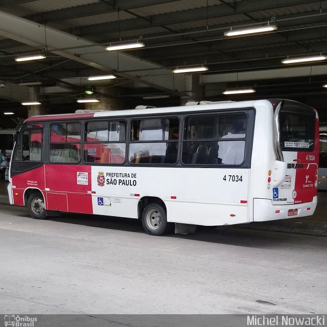 Pêssego Transportes 4 7034 na cidade de São Paulo, São Paulo, Brasil, por Michel Nowacki. ID da foto: 5944637.