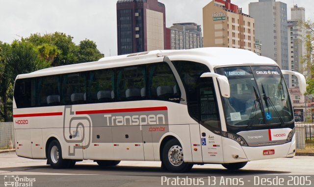 Transpen Transporte Coletivo e Encomendas 40020 na cidade de Curitiba, Paraná, Brasil, por Cristiano Soares da Silva. Número da foto: #5943590.