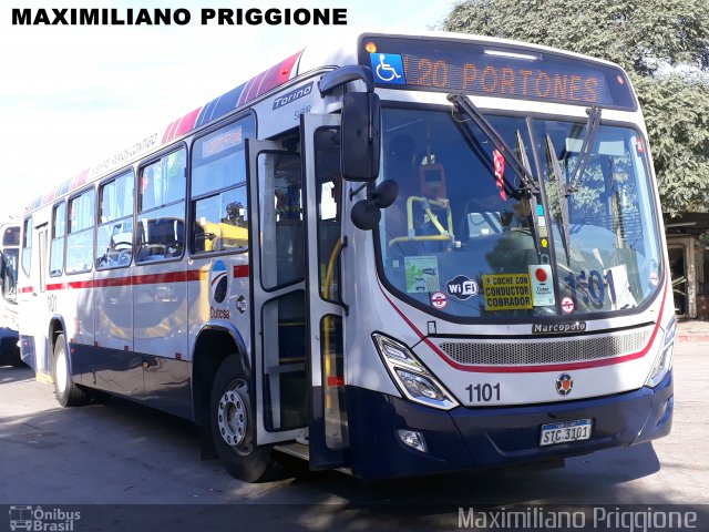 CUTCSA - Companhia Uruguaia de Transporte Coletivo 1101 na cidade de , por Maximiliano Priggione  Maximilianopriggione. Número da foto: #5942849.