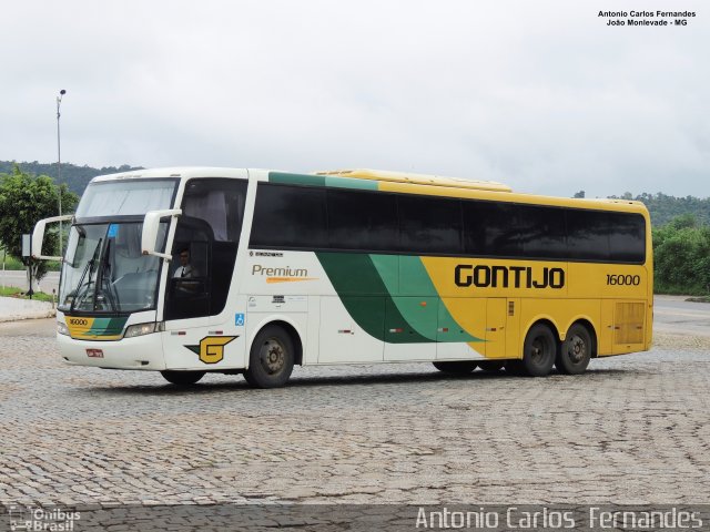 Empresa Gontijo de Transportes 16000 na cidade de João Monlevade, Minas Gerais, Brasil, por Antonio Carlos Fernandes. ID da foto: 5943193.