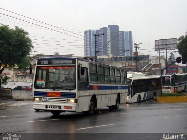 Metra - Sistema Metropolitano de Transporte 7522 na cidade de São Bernardo do Campo, São Paulo, Brasil, por Adam Xavier Rodrigues Lima. ID da foto: 5944233.