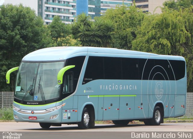 Viação Garcia 16294 na cidade de Curitiba, Paraná, Brasil, por Danilo Marcelo Silva. Número da foto: #5944842.