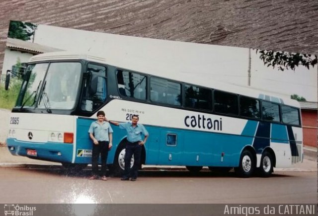 Cattani Transportes e Turismo 2095 na cidade de Nova Prata do Iguaçu, Paraná, Brasil, por Rodrigo Augusto  Vignaga. ID da foto: 5946398.