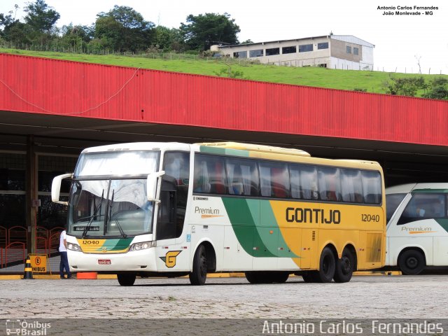 Empresa Gontijo de Transportes 12040 na cidade de João Monlevade, Minas Gerais, Brasil, por Antonio Carlos Fernandes. ID da foto: 5944944.