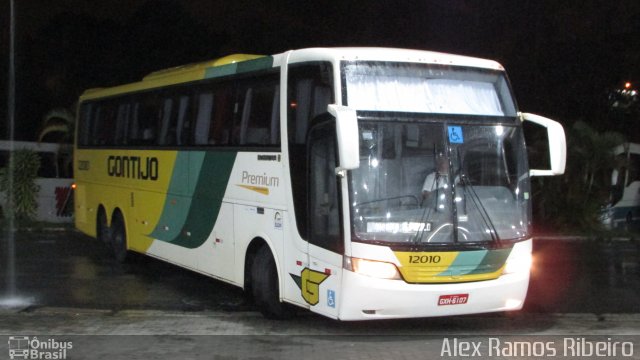 Empresa Gontijo de Transportes 12010 na cidade de Taubaté, São Paulo, Brasil, por Alex Ramos Ribeiro. ID da foto: 5946354.