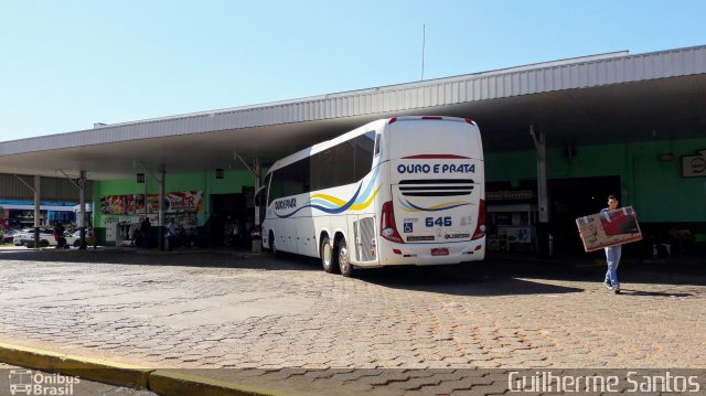 Viação Ouro e Prata 646 na cidade de Sinop, Mato Grosso, Brasil, por Guilherme Santos. Número da foto: #5945650.