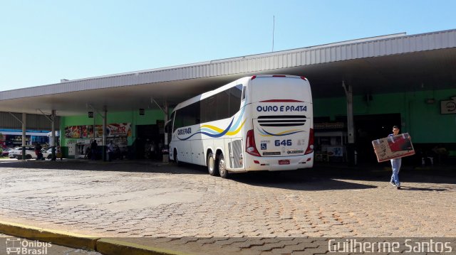 Viação Ouro e Prata 646 na cidade de Sinop, Mato Grosso, Brasil, por Guilherme Santos. ID da foto: 5945650.