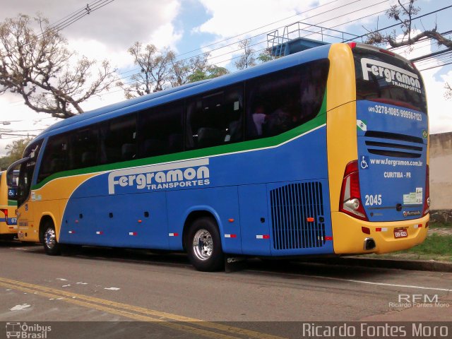 Fergramon Transportes 2045 na cidade de Curitiba, Paraná, Brasil, por Ricardo Fontes Moro. ID da foto: 5946014.