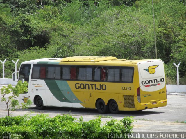 Empresa Gontijo de Transportes 12310 na cidade de Aracaju, Sergipe, Brasil, por Rafael Rodrigues Forencio. ID da foto: 5946536.