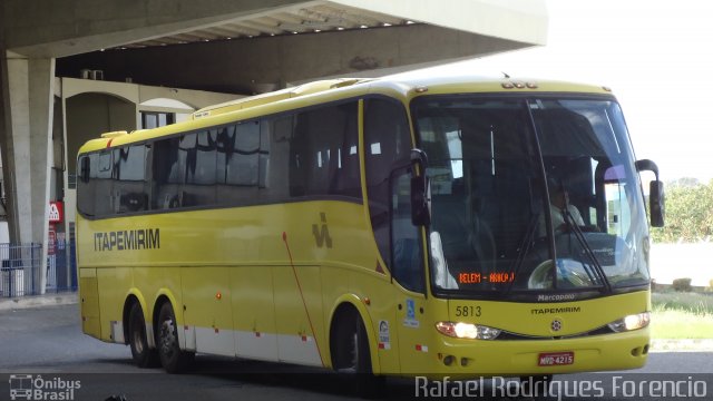 Viação Itapemirim 5813 na cidade de Aracaju, Sergipe, Brasil, por Rafael Rodrigues Forencio. ID da foto: 5948127.