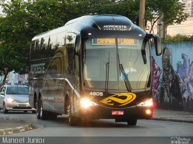 Expresso Nordeste 4805 na cidade de São Paulo, São Paulo, Brasil, por Manoel Junior. ID da foto: 5948156.