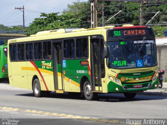 TREL - Transturismo Rei RJ 165.099 na cidade de Duque de Caxias, Rio de Janeiro, Brasil, por Roger Silva. Número da foto: #5949184.