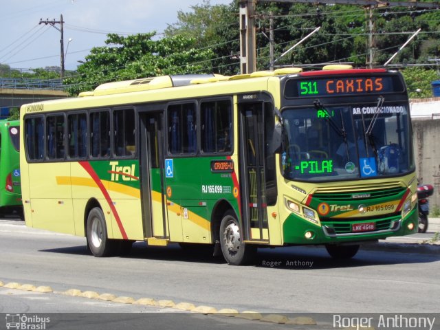 TREL - Transturismo Rei RJ 165.099 na cidade de Duque de Caxias, Rio de Janeiro, Brasil, por Roger Silva. ID da foto: 5949184.