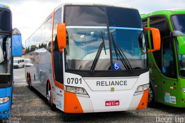 Reliance Transportes 0701 na cidade de Campo Largo, Paraná, Brasil, por Diego Lip. Número da foto: #5949092.