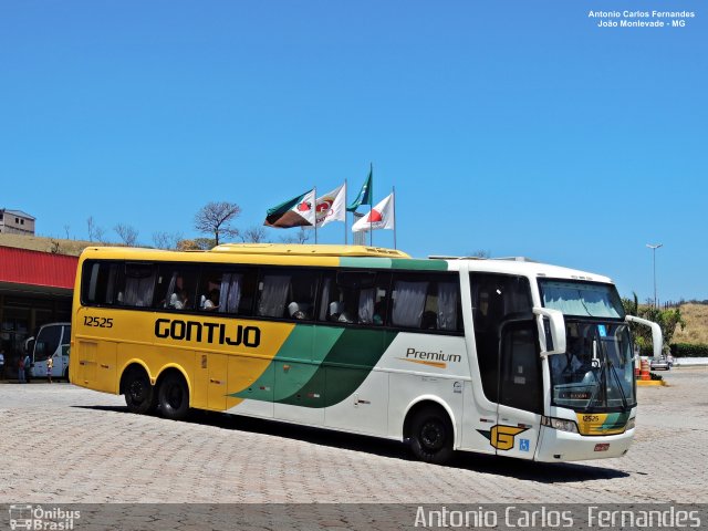 Empresa Gontijo de Transportes 12525 na cidade de João Monlevade, Minas Gerais, Brasil, por Antonio Carlos Fernandes. ID da foto: 5948523.