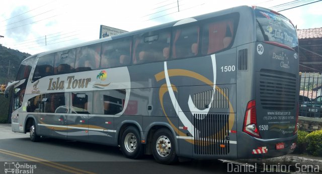 Isla Bus Transportes 1500 na cidade de Ouro Preto, Minas Gerais, Brasil, por Daniel Junior Sena. ID da foto: 5949275.