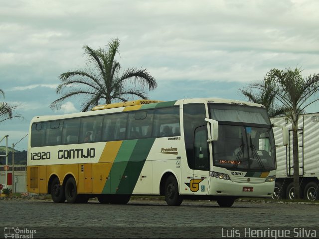 Empresa Gontijo de Transportes 12920 na cidade de Perdões, Minas Gerais, Brasil, por Luis Henrique Silva. Número da foto: #5948616.