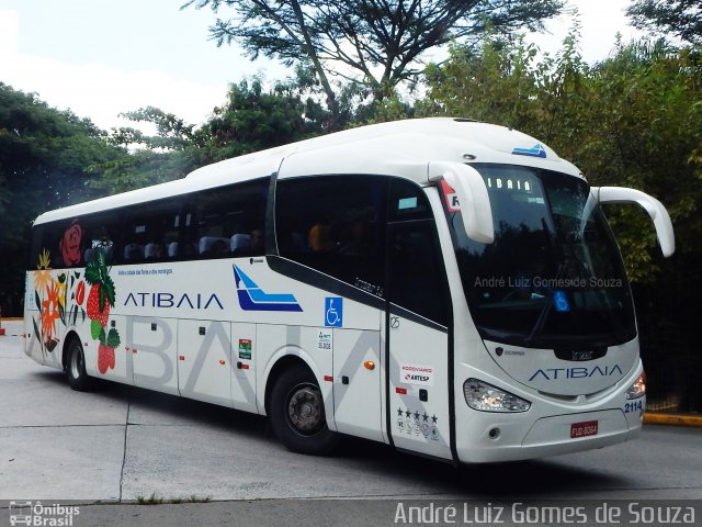 Viação Atibaia São Paulo 2114 na cidade de São Paulo, São Paulo, Brasil, por André Luiz Gomes de Souza. ID da foto: 5914593.