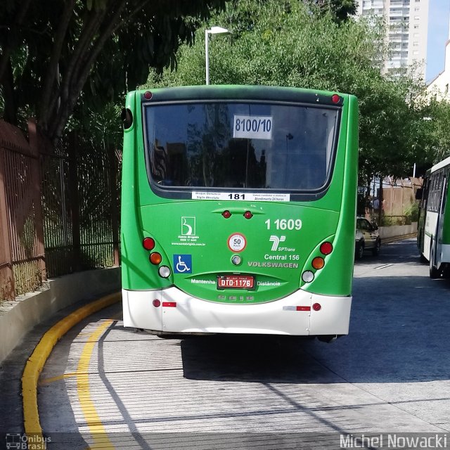 Viação Santa Brígida 1 1609 na cidade de São Paulo, São Paulo, Brasil, por Michel Nowacki. Número da foto: #5915328.