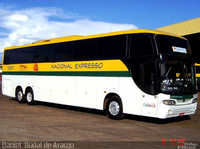 Nacional Expresso 16311 na cidade de Foz do Iguaçu, Paraná, Brasil, por Daniel Budal de Araújo. ID da foto: 5914027.