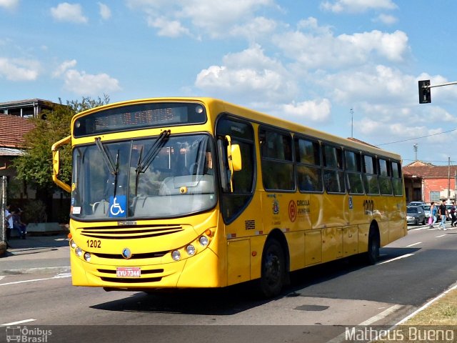 Viação Leme 1202 na cidade de Jundiaí, São Paulo, Brasil, por Matheus Bueno. ID da foto: 5914321.