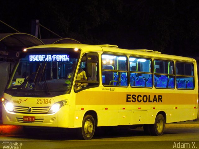 Rápido Expresso Fênix Viação 25184 na cidade de Cubatão, São Paulo, Brasil, por Adam Xavier Rodrigues Lima. Número da foto: #5915082.