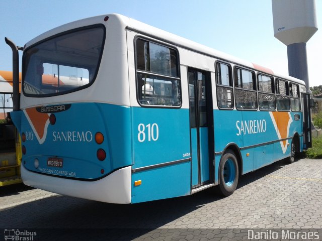 Viação Sanremo 810 na cidade de Vila Velha, Espírito Santo, Brasil, por Danilo Moraes. Número da foto: #5915386.
