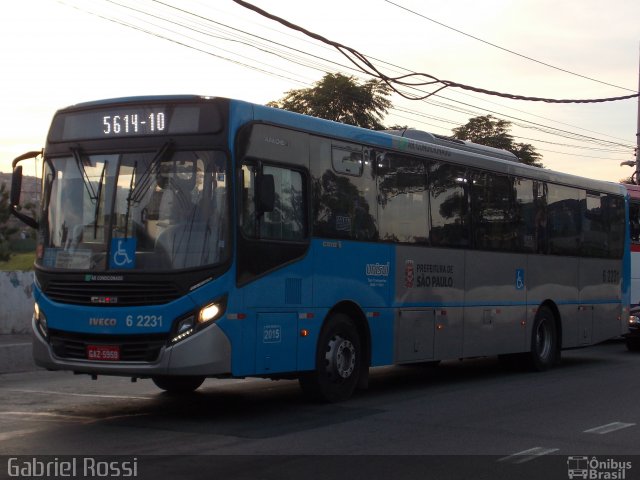 TUPI - Transportes Urbanos Piratininga 6 2231 na cidade de São Paulo, São Paulo, Brasil, por Gabriel Rossi . Número da foto: #5914822.