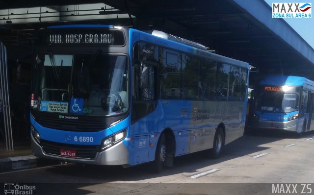 Transwolff Transportes e Turismo 6 6890 na cidade de São Paulo, São Paulo, Brasil, por Matheus Ariel. ID da foto: 5913878.