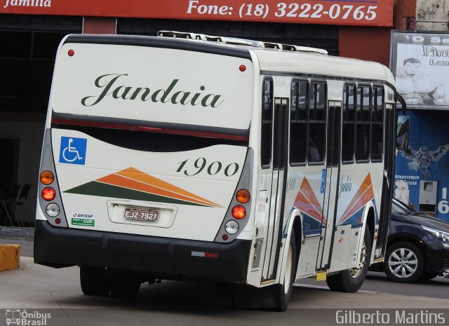 Jandaia Transportes e Turismo 1900 na cidade de Presidente Prudente, São Paulo, Brasil, por Gilberto Martins. ID da foto: 5915028.