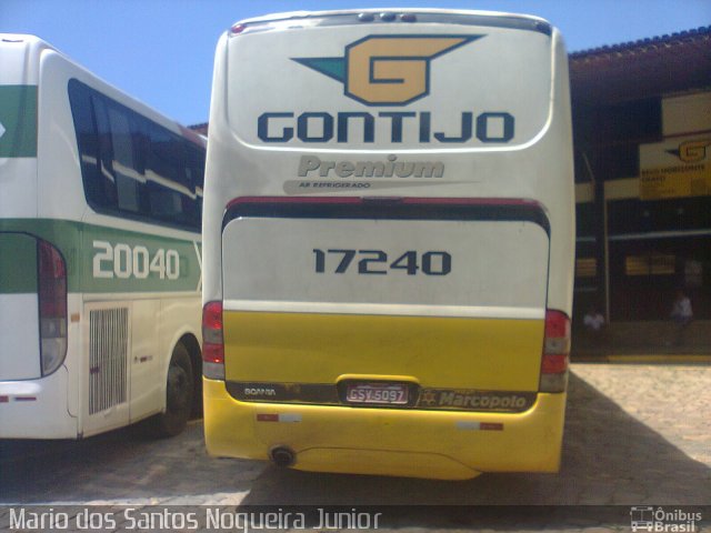 Empresa Gontijo de Transportes 17240 na cidade de Camanducaia, Minas Gerais, Brasil, por Mario dos Santos Nogueira Junior. Número da foto: #5951392.