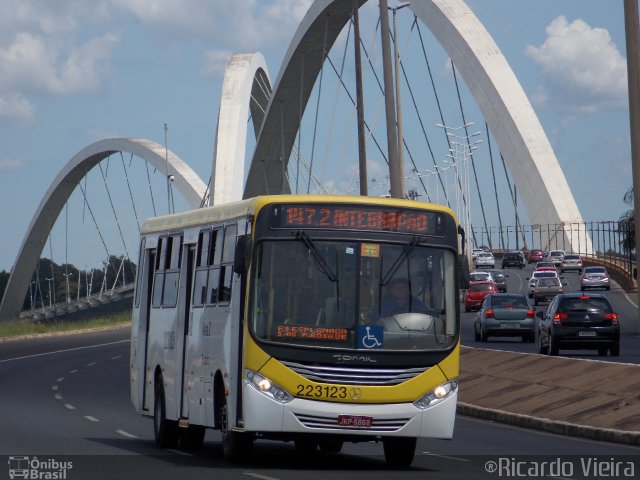 Viação Pioneira 223123 na cidade de Brasília, Distrito Federal, Brasil, por Ricardo Vieira. ID da foto: 5951378.