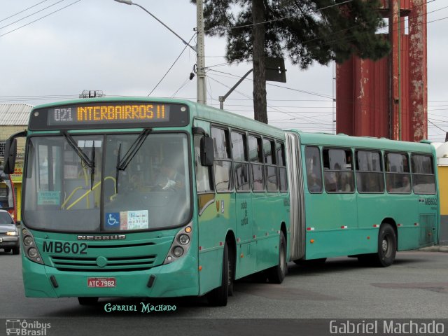 Auto Viação Mercês MB602 na cidade de Curitiba, Paraná, Brasil, por Gabriel Machado. ID da foto: 5951902.