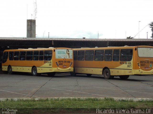 Rota do Sol Turismo 280061 na cidade de Gama, Distrito Federal, Brasil, por Ricardo Vieira. Número da foto: #5951426.