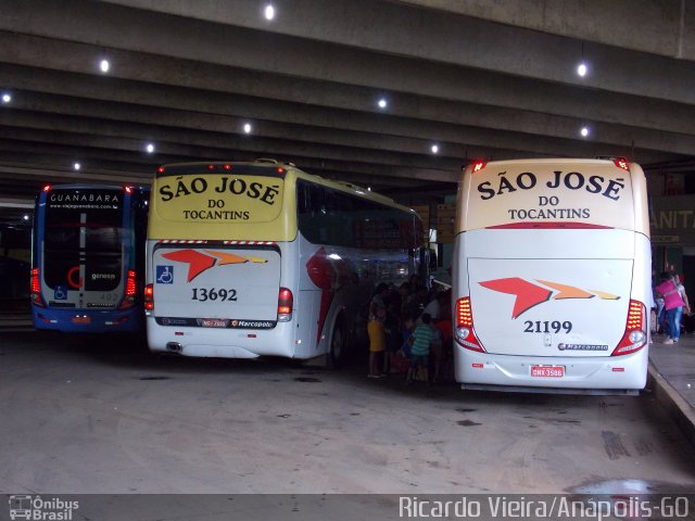 Expresso São José do Tocantins 21199 na cidade de Anápolis, Goiás, Brasil, por Ricardo Vieira. Número da foto: #5951420.