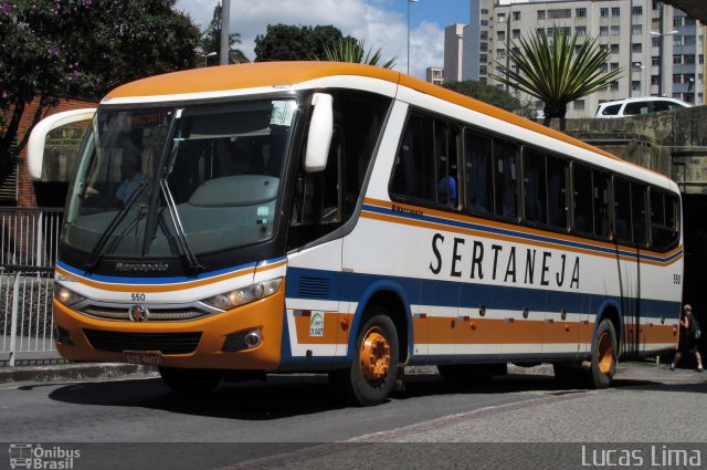 Viação Sertaneja 550 na cidade de Belo Horizonte, Minas Gerais, Brasil, por Lucas Lima. Número da foto: #5950961.