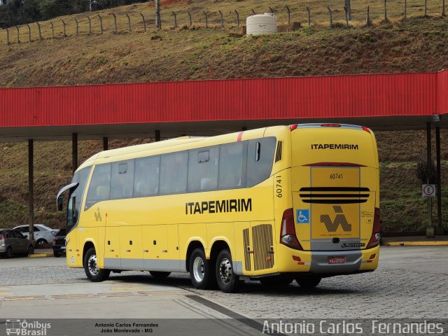 Viação Itapemirim 60741 na cidade de João Monlevade, Minas Gerais, Brasil, por Antonio Carlos Fernandes. ID da foto: 5953090.