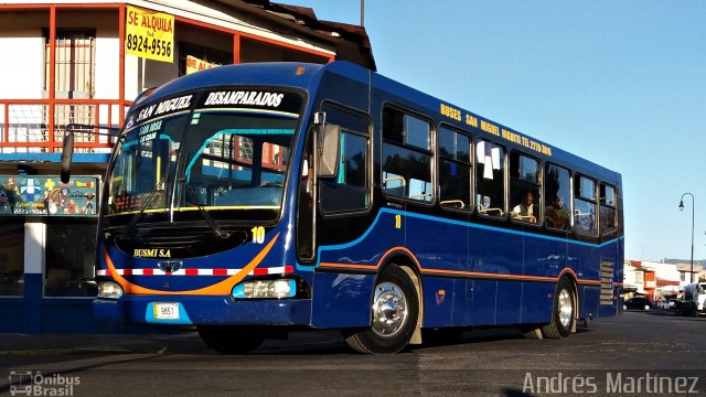 Buses San Miguel Higuito BUSMI 10 na cidade de , por Andrés Martínez Rodríguez. ID da foto: 5952227.