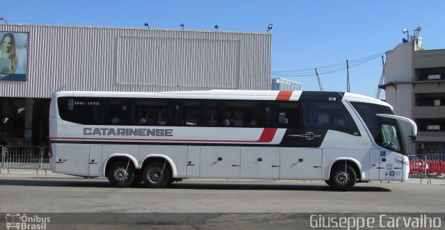 Auto Viação Catarinense 3115 na cidade de Rio de Janeiro, Rio de Janeiro, Brasil, por Giuseppe Carvalho. ID da foto: 5952269.