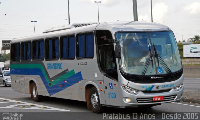 Grandino Transportes 5100 na cidade de São Paulo, São Paulo, Brasil, por Cristiano Soares da Silva. ID da foto: 5953001.