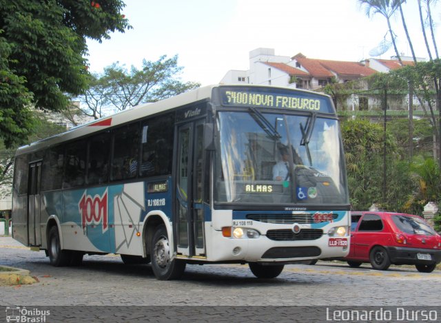 Auto Viação 1001 RJ 108.118 na cidade de Nova Friburgo, Rio de Janeiro, Brasil, por Leonardo Durso. ID da foto: 5955082.