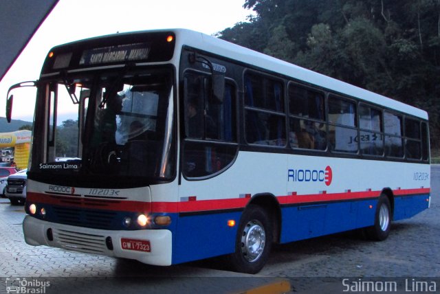 Viação Riodoce 10203 na cidade de Manhuaçu, Minas Gerais, Brasil, por Saimom  Lima. ID da foto: 5955032.