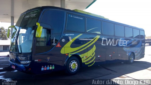 Twister Locadora e Turismo 0205 na cidade de Andradina, São Paulo, Brasil, por Luciano David de Carvalho Santos. ID da foto: 5956102.