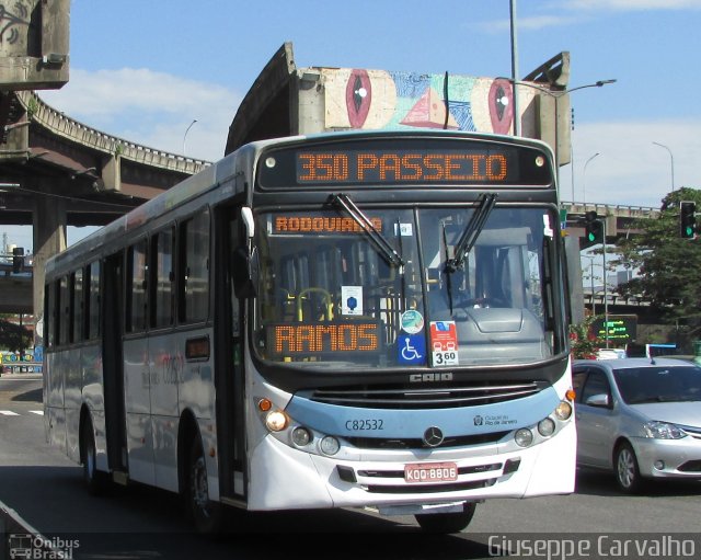 Transportes Estrela C82532 na cidade de Rio de Janeiro, Rio de Janeiro, Brasil, por Giuseppe Carvalho. ID da foto: 5955038.