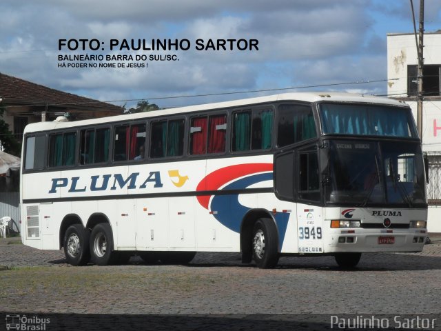 Pluma Conforto e Turismo 3949 na cidade de Joinville, Santa Catarina, Brasil, por Paulinho Sartor. ID da foto: 5954945.