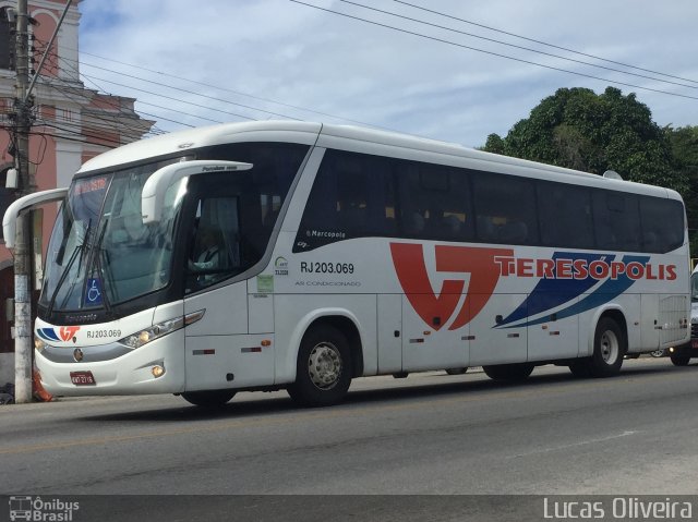 Viação Teresópolis RJ 203.069 na cidade de Casimiro de Abreu, Rio de Janeiro, Brasil, por Lucas Oliveira. Número da foto: #5954637.