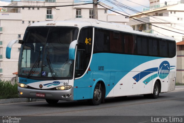 Venturini Turismo RJ 817.003 na cidade de Arraial do Cabo, Rio de Janeiro, Brasil, por Lucas Lima. Número da foto: #5958275.