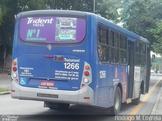Tucuruvi Transportes e Turismo 1266 na cidade de São Caetano do Sul, São Paulo, Brasil, por Jonathan  Aguiar Correa. Número da foto: #5958745.