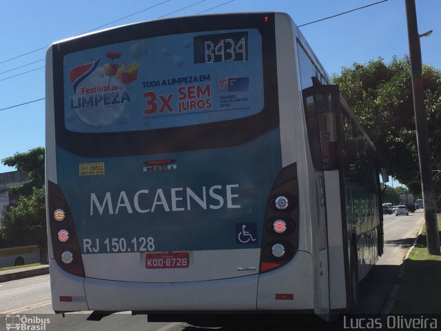 Rápido Macaense RJ 150.128 na cidade de Rio das Ostras, Rio de Janeiro, Brasil, por Lucas Oliveira. ID da foto: 5957768.